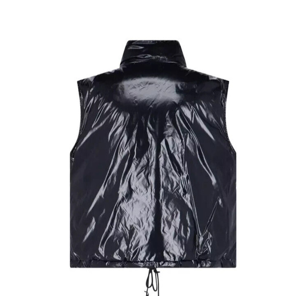 Moncler X Alicia Keys Chelsea Vest Jacket Women 0/ S Black Full Zip NWT $1405 - Picture 3 of 11